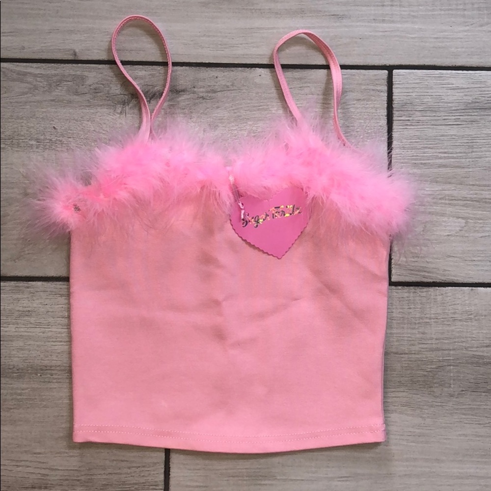 Pink tank top